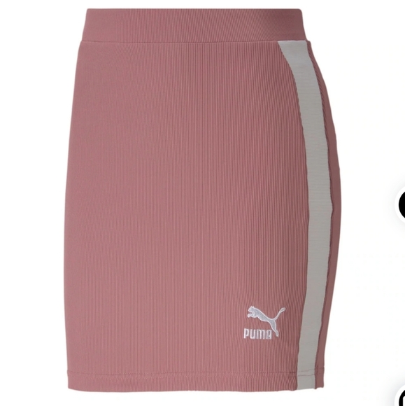 🆕Puma | Sunmi X Puma Classics Ribbed Skirt Foxglove Size Large - Picture 2 of 3